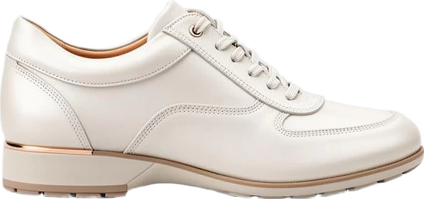 shoes: Avenir Derby Style Trainers With Heel Accent