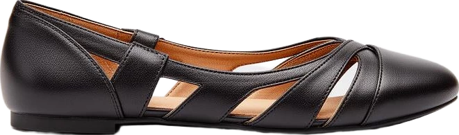 shoes: Atlas & Co Strappy Cut-Out Ballet Flats
