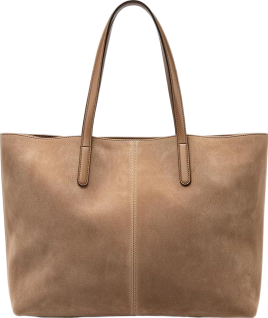 bag: Lumen Studio Split Suede Maxi Tote Bag