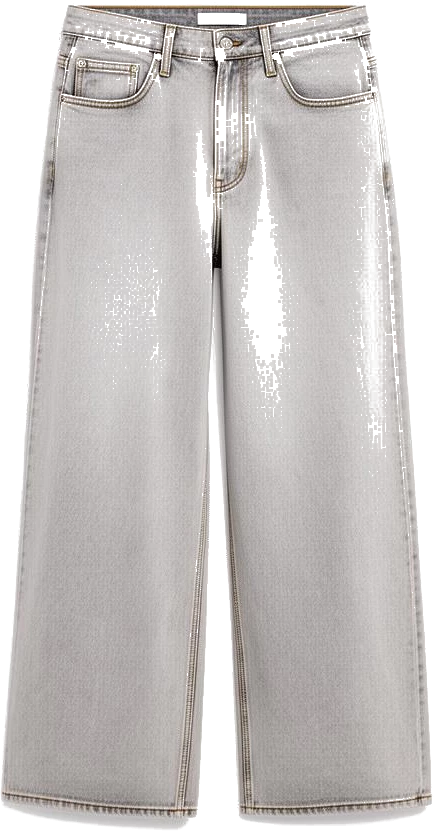 bottom: Avenir Relaxed Low-Rise Wide Leg Jeans