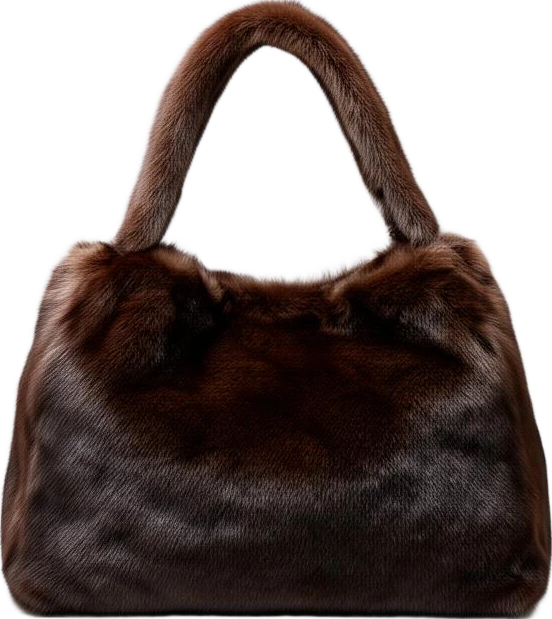 bag: Lumen Studio Luxury Faux Fur Maxi Bag