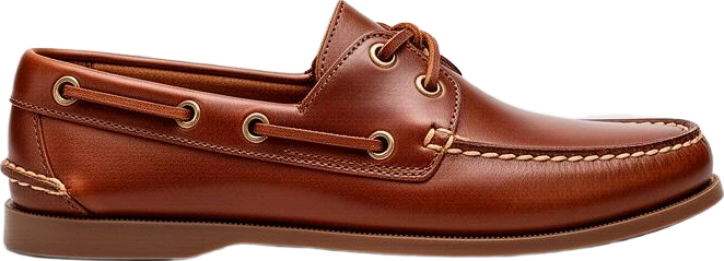 shoes: Atlas & Co Leather Back-Strap Deck Shoes