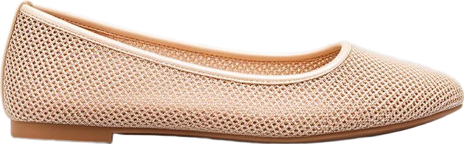shoes: Atlas & Co Shiny Mesh Flat Shoes