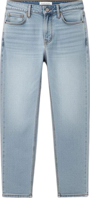 bottom: Atlas & Co Relaxed Fit Mid-Rise Ankle Jeans
