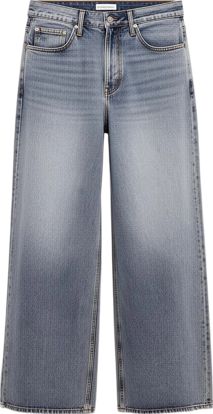 bottom: Lumen Studio Relaxed Wide-Leg Denim Jeans