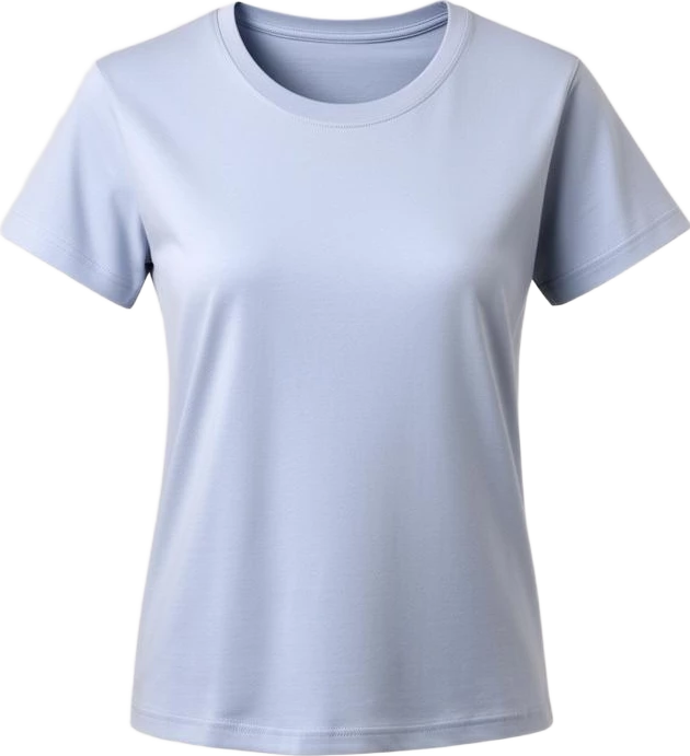 top: Lumen Studio Classic Cotton Crewneck T-Shirt