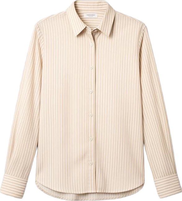 top: Lumen Studio Striped Long-Sleeve Shirt