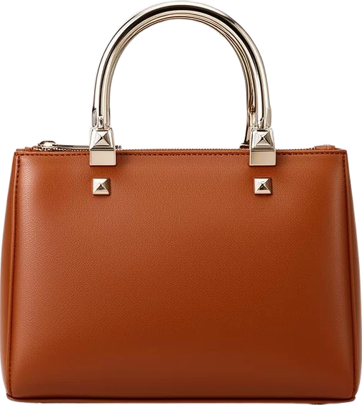 bag: Avenir Structured Mini Tote With Metallic Handle