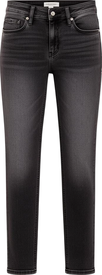 bottom: Mira & Stone Slim Fit Mid-Rise Cigarette Jeans