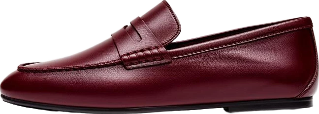shoes: Avenir Leather Backless Loafer Shoes