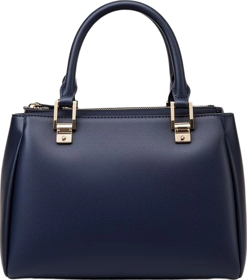bag: Lumen Studio Structured Shoulder Bag With Metal Accents