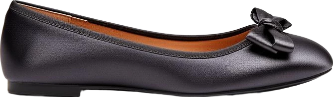 shoes: Atlas & Co Satin Bow Ballet Flats