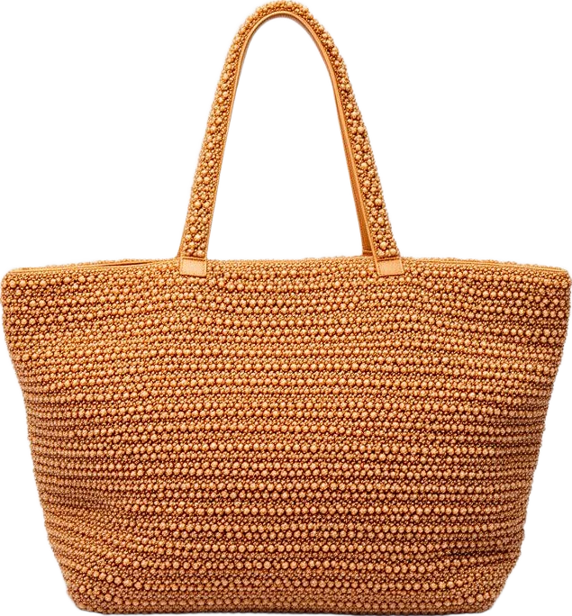 bag: Northwind Beaded Oversized Tote Bag