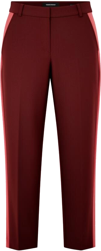 bottom: Lumen Studio Contrast Panel Barrel Trousers