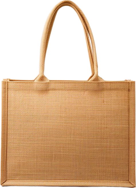 bag: Lumen Studio Natural Jute Tote Bag