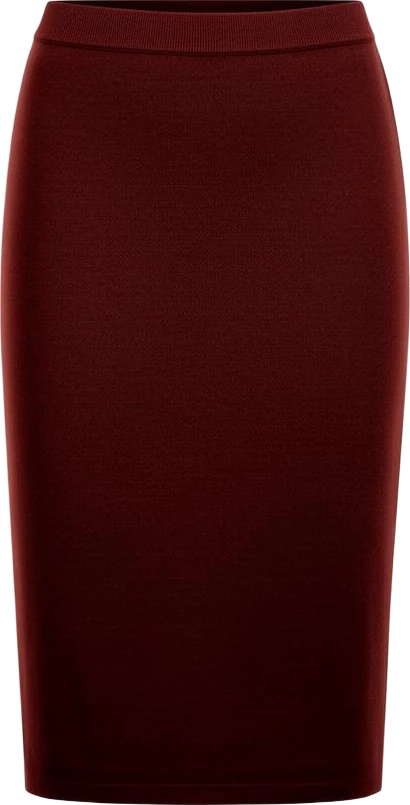 bottom: Avenir Soft Knit Pencil Skirt