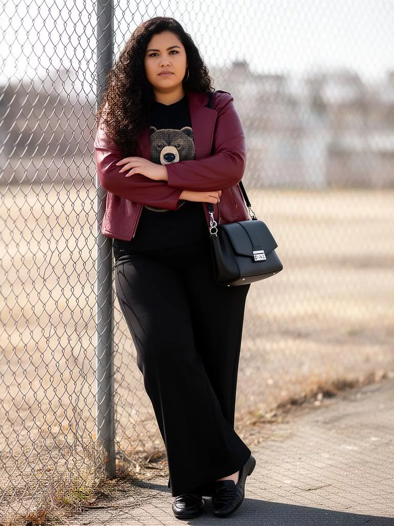 Same-style look: Structured Faux Leather Jacket