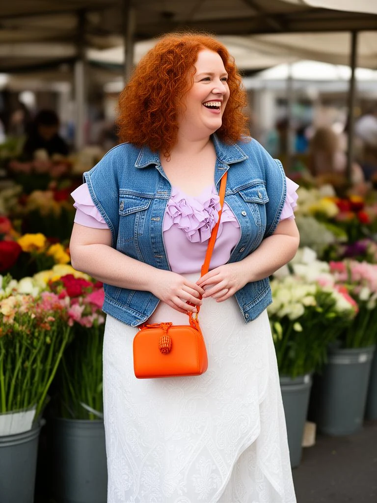 Same-style look: Embroidered Asymmetrical Midi Skirt