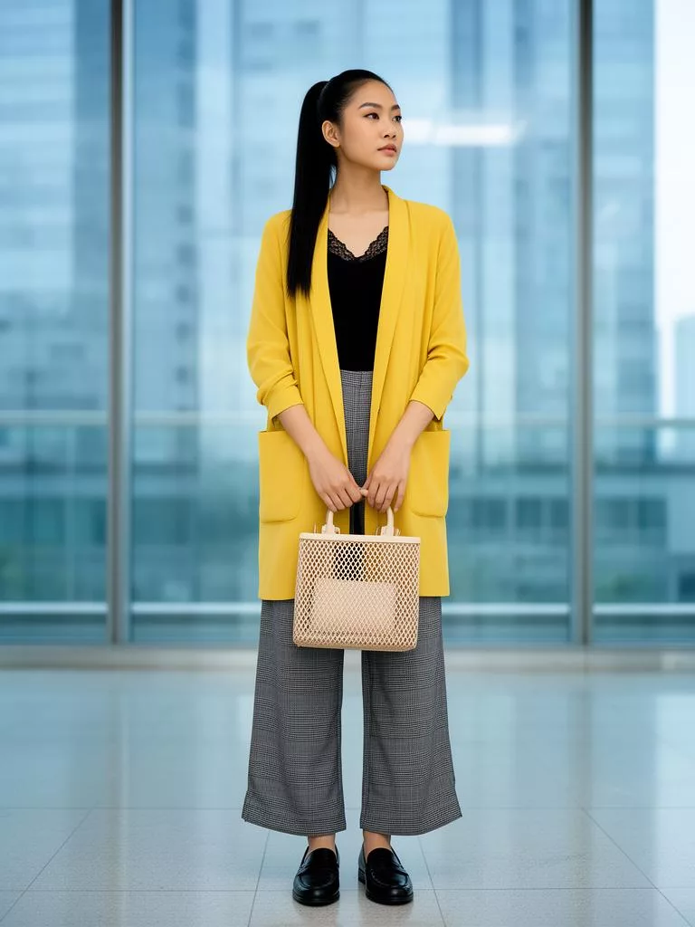 Same-style look: Fluid Longline Blazer With Pockets