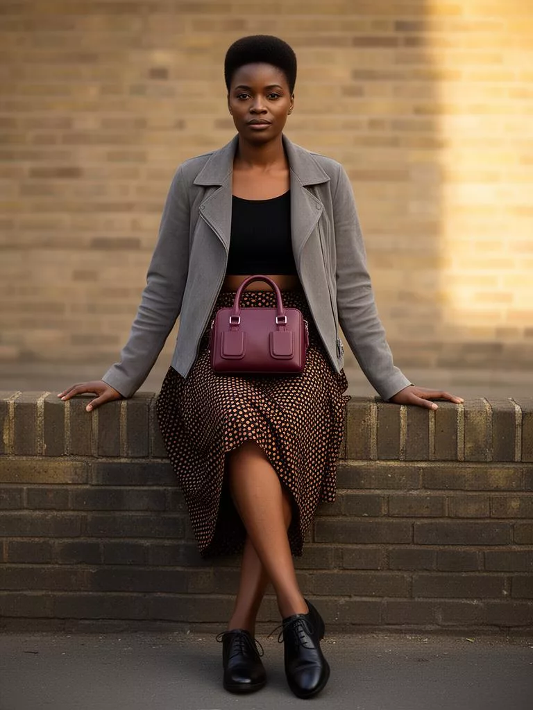 Same-style look: Suede Leather Jacket