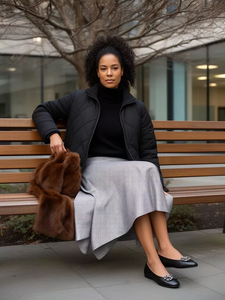 Same-style look: Short Quilted Jacket