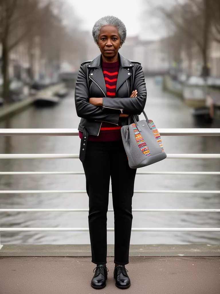 Same-style look: Structured Leather Biker Jacket