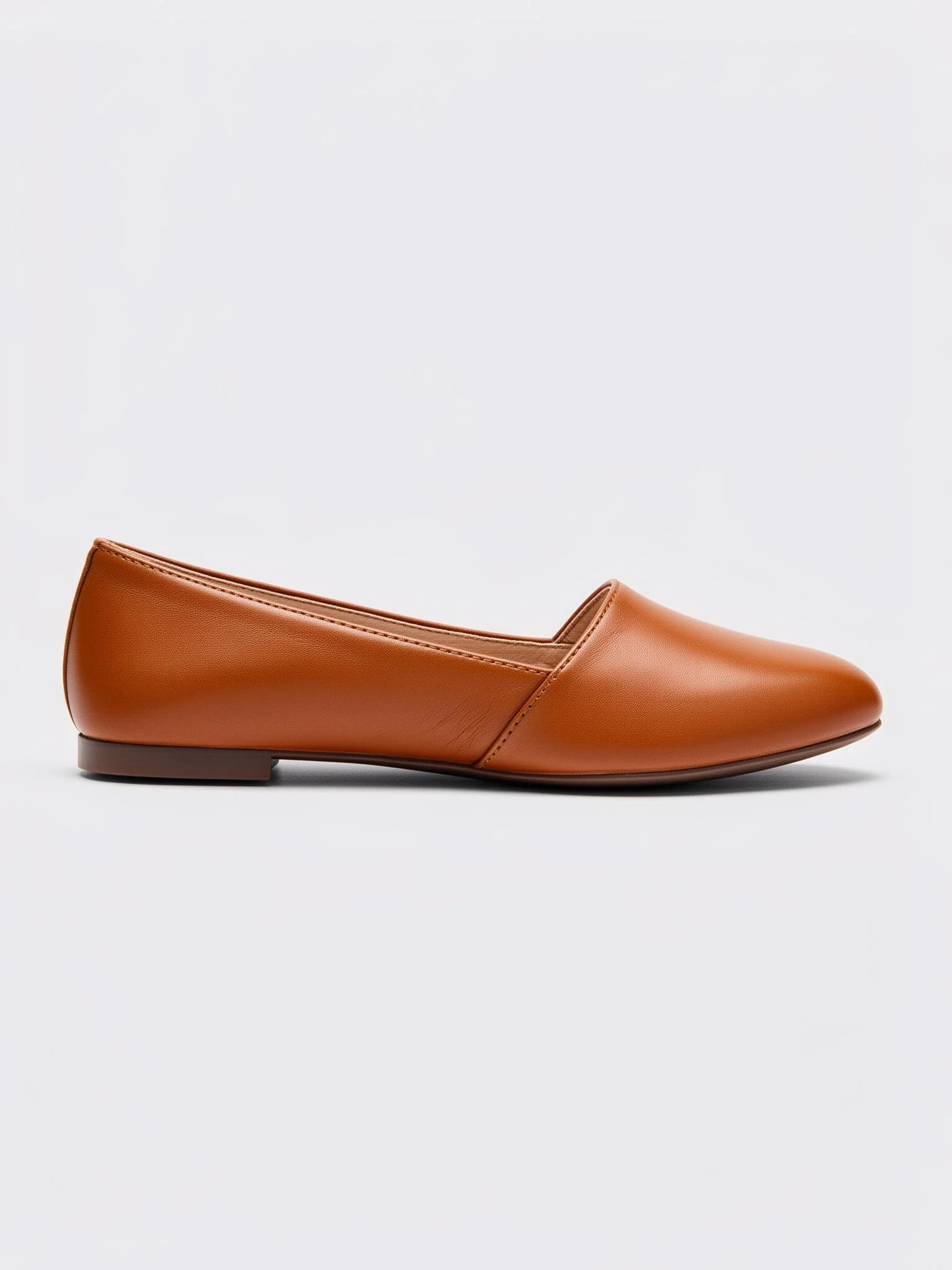 Lumen Studio Leather Strap Flat Shoes