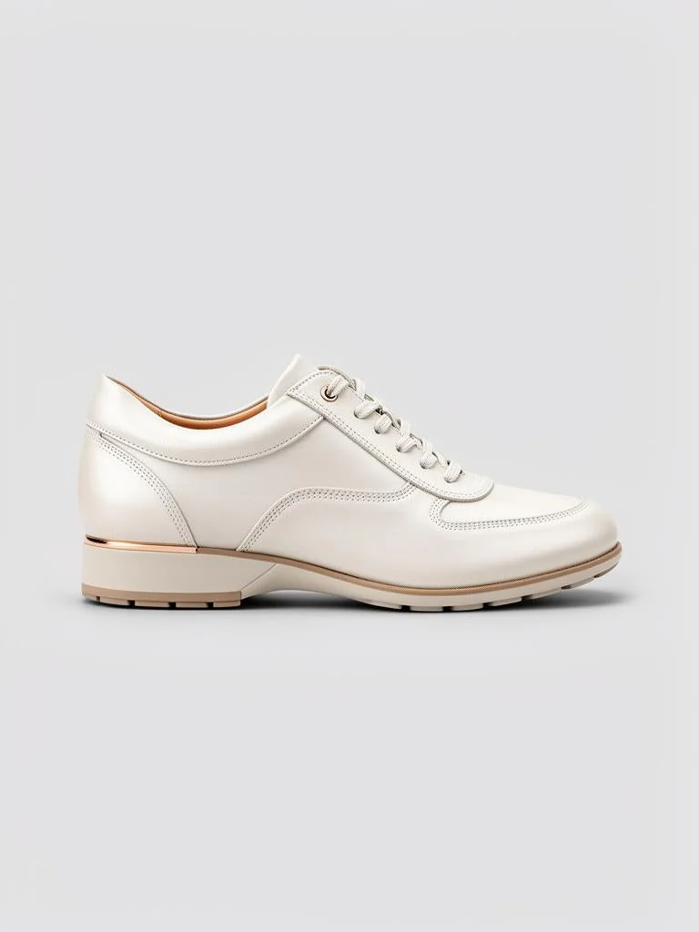 Avenir Derby Style Trainers With Heel Accent