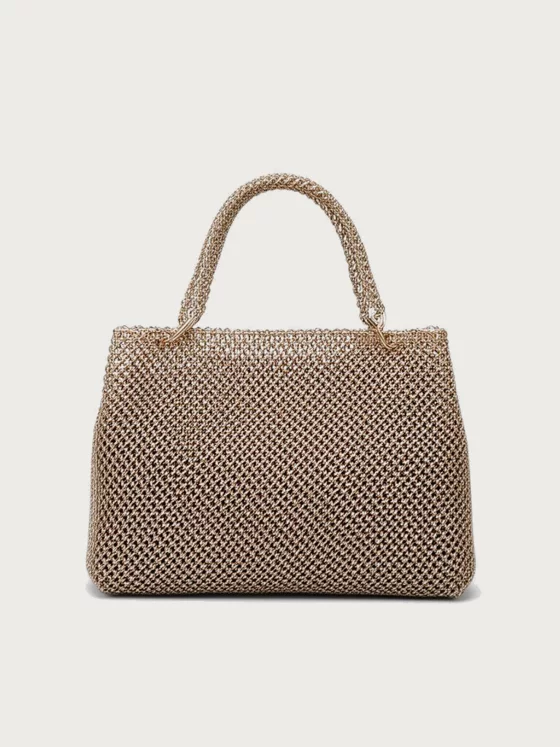 Atlas & Co Metal Mesh Structured Bag