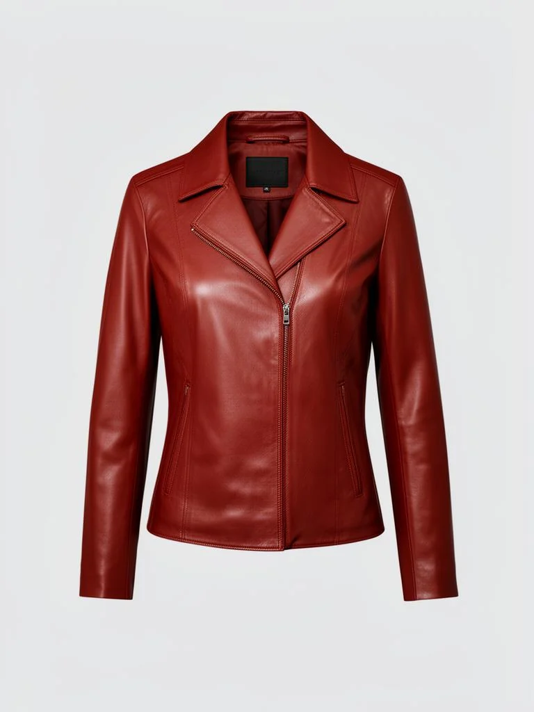 Atlas & Co Structured Faux Leather Jacket