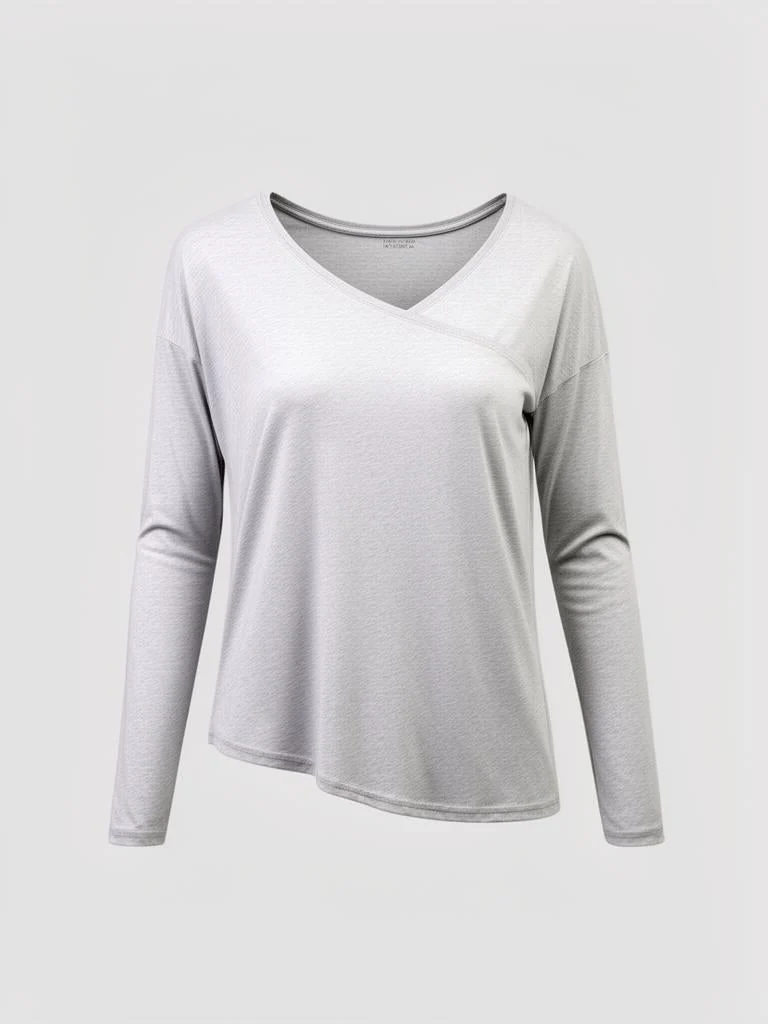 Lumen Studio Asymmetrical Long Sleeve Top