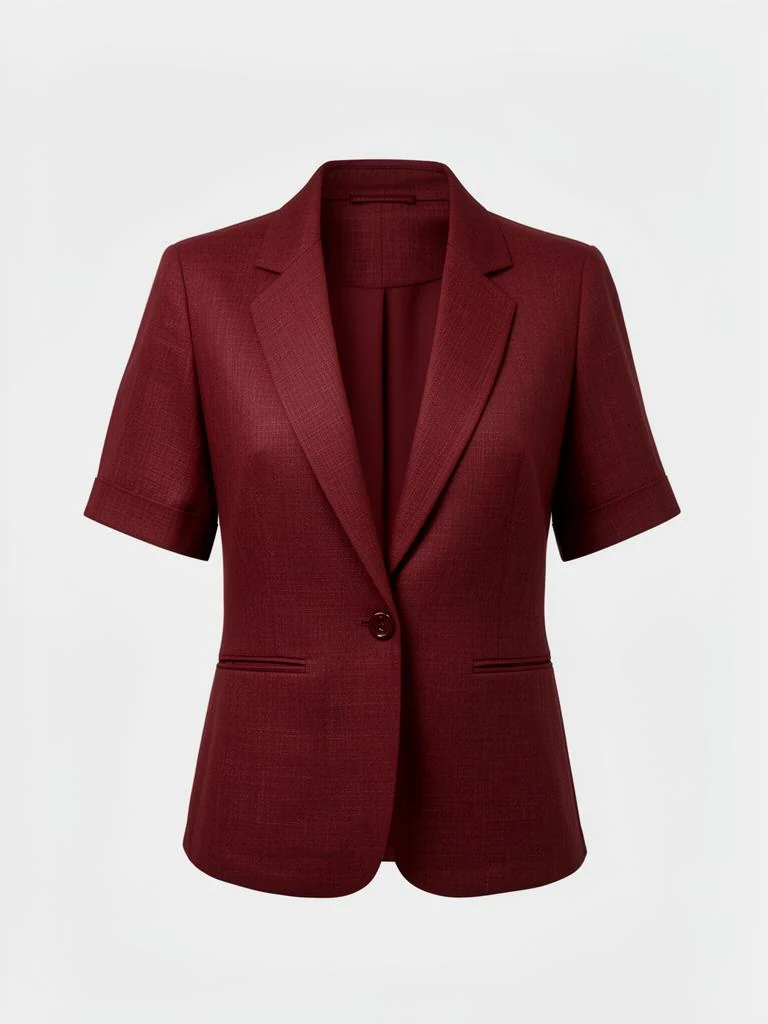 Northwind Linen Blend Short Sleeve Blazer