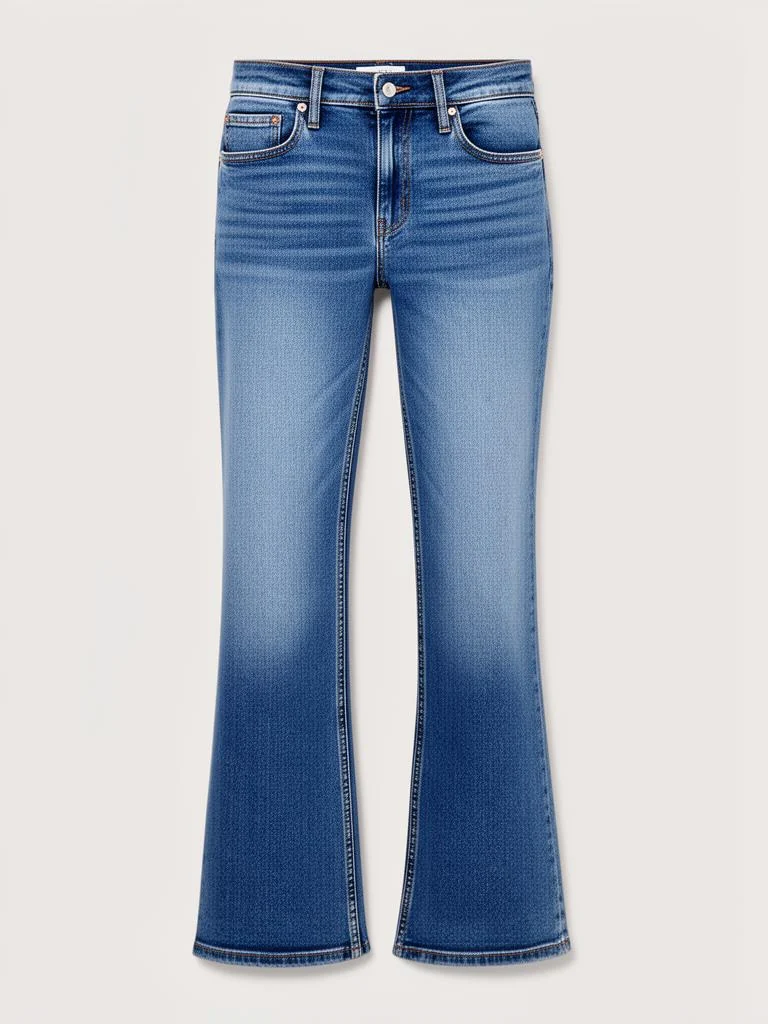Atlas & Co Relaxed Bootcut Mid-Length Jeans