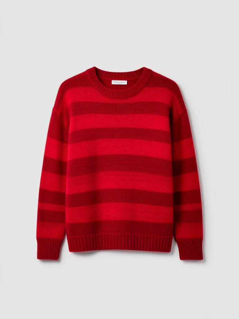 Striped Wool Crewneck Sweater
