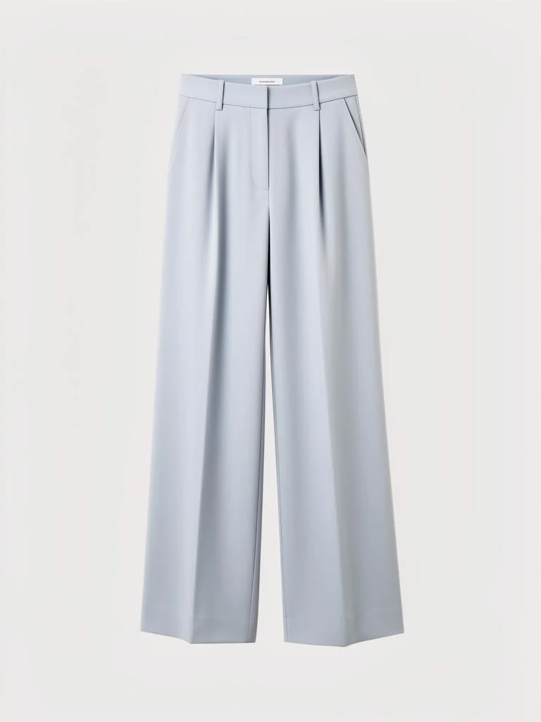 Lumen Studio Wide-Leg Barrel Trousers