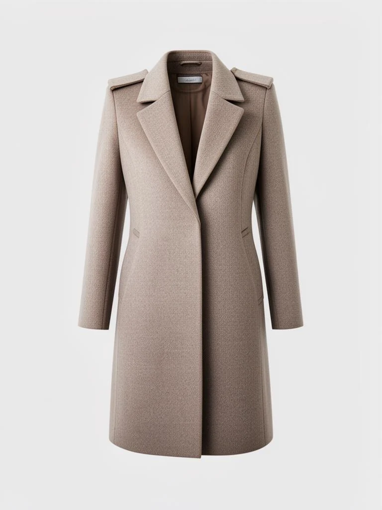 Structured Shoulder Pad Coat