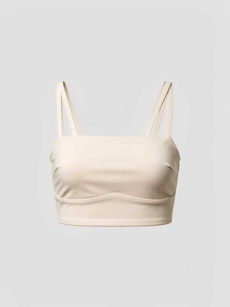 Mira & Stone Structured Strappy Crop Top