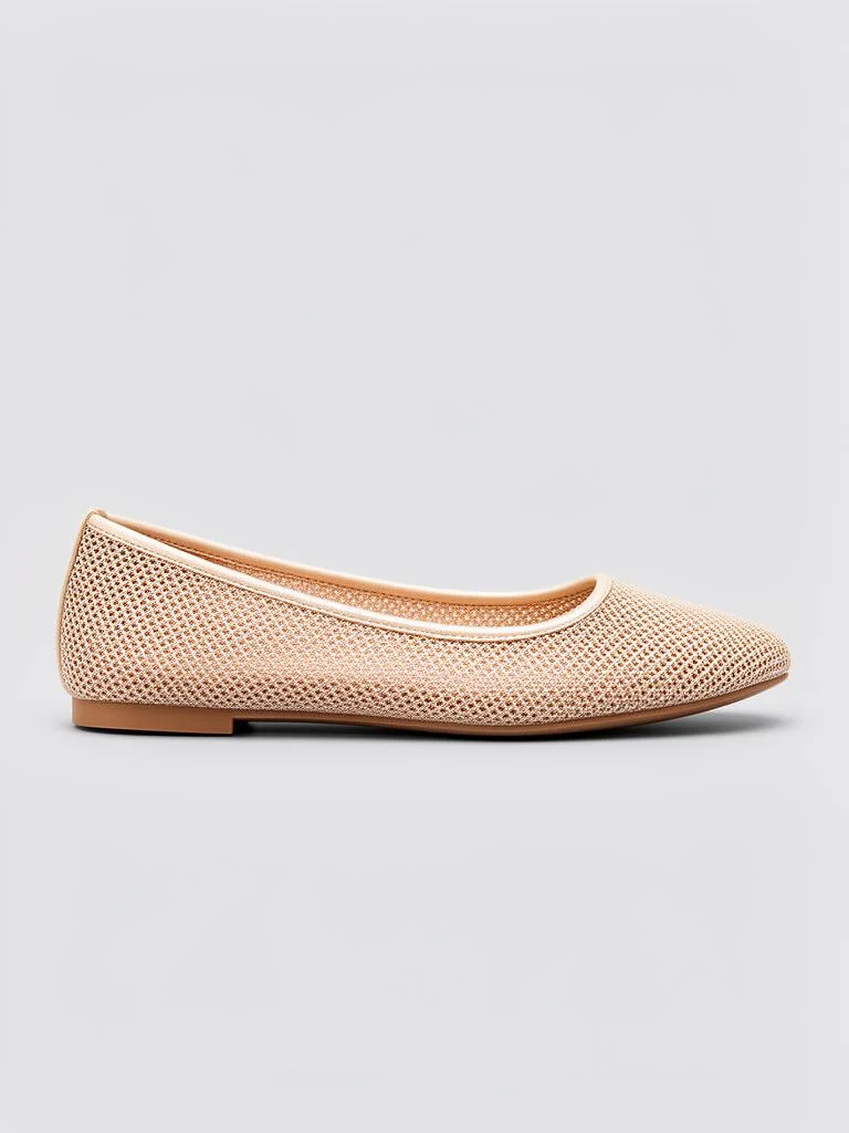 Atlas & Co Shiny Mesh Flat Shoes