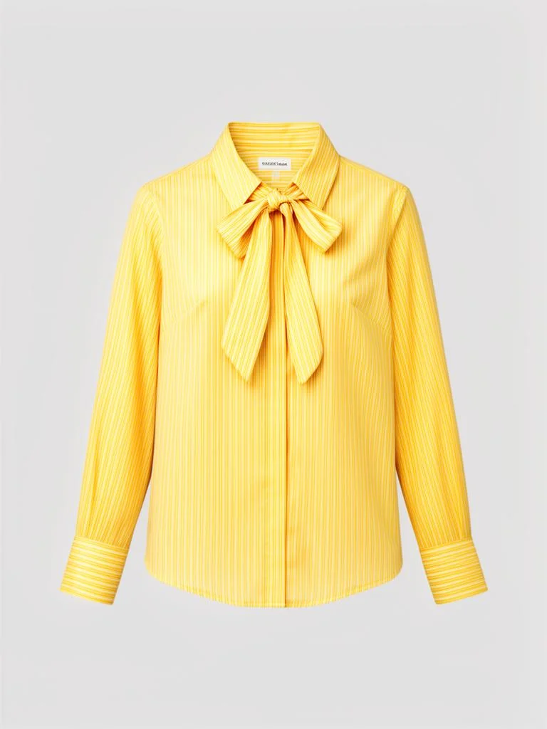 Atlas & Co Striped Bow Front Shirt