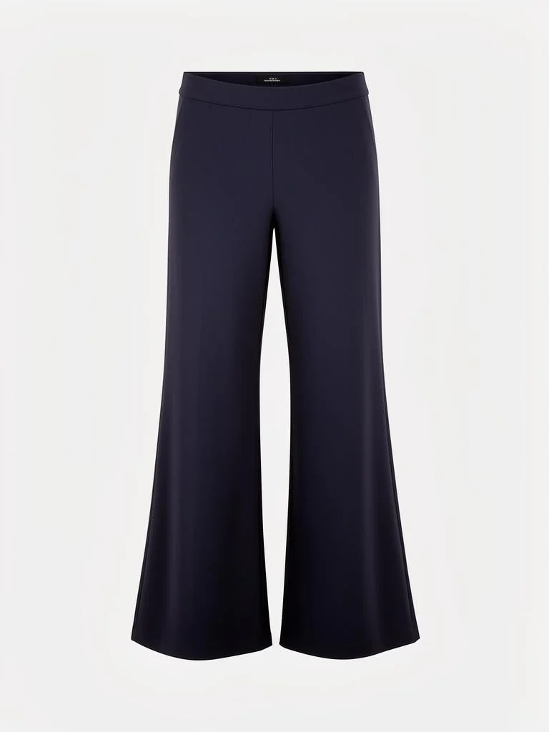 Lumen Studio Wide-Leg Flared Trousers
