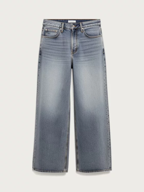 Lumen Studio Relaxed Wide-Leg Denim Jeans
