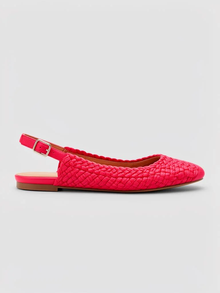 Avenir Braided Slingback Ballet Flats
