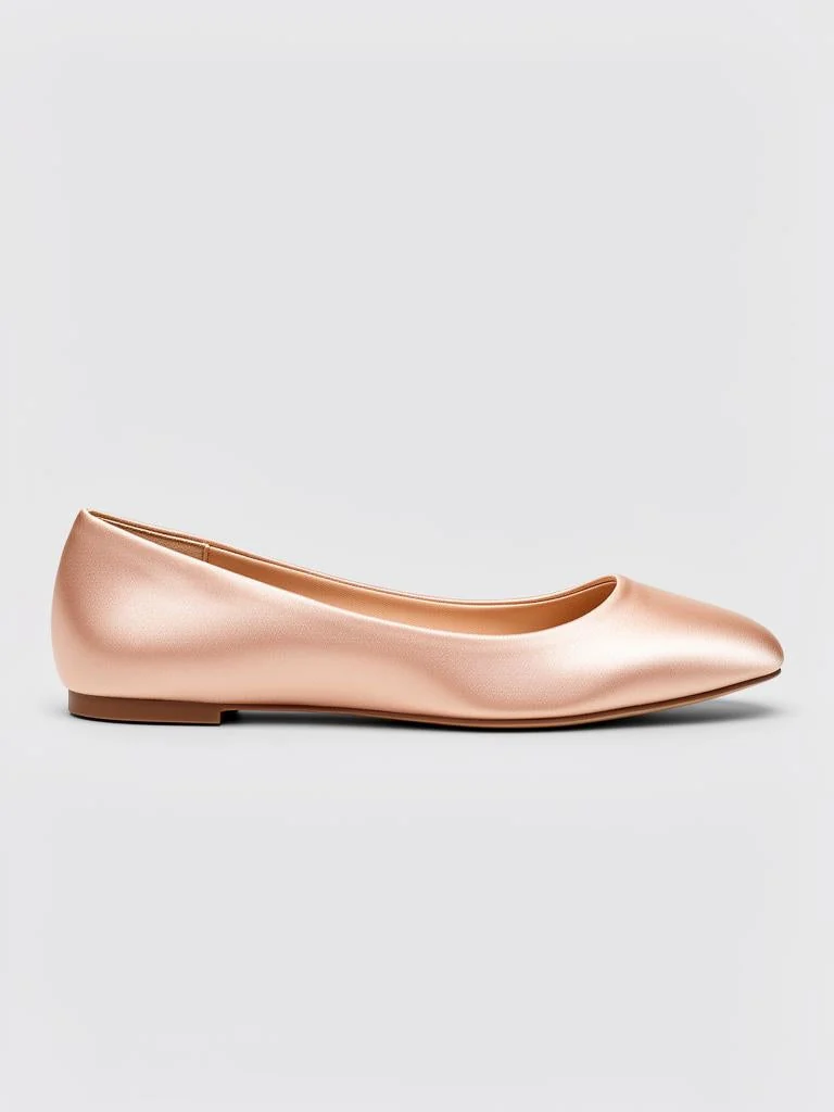 Mira & Stone Satin Ballet Flats