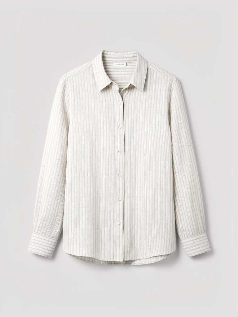 Avenir Striped Linen-Blend Button-Up Shirt