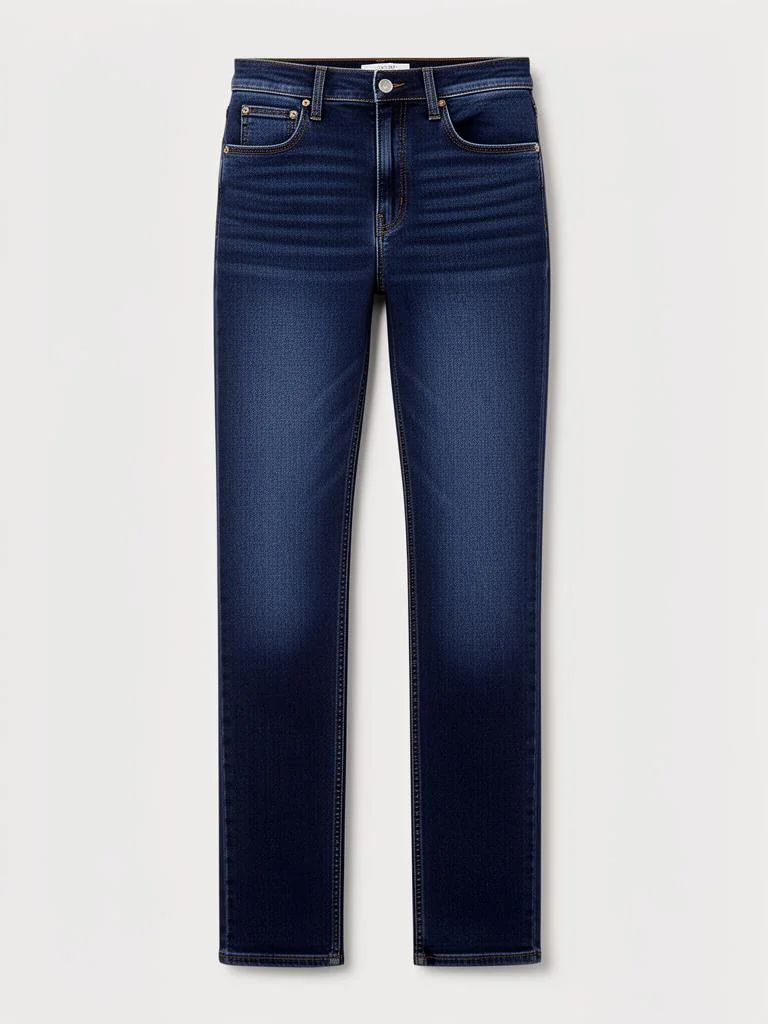 Classic High-Rise Straight Leg Jeans
