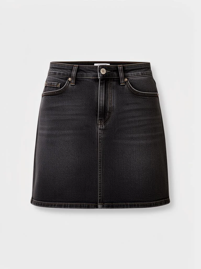 Atlas & Co Cropped Denim Skirt