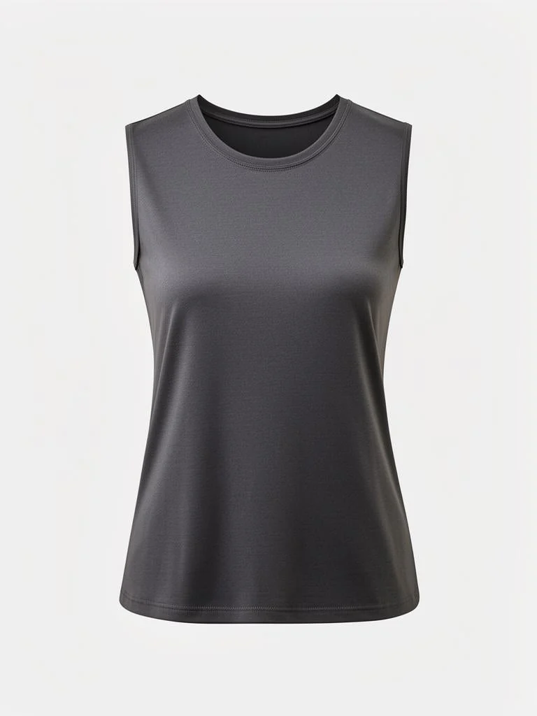 Mira & Stone Sleeveless Crew Neck Top