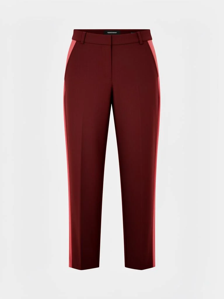 Lumen Studio Contrast Panel Barrel Trousers