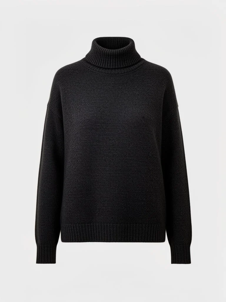 Northwind Wool High Neck Knit Sweater
