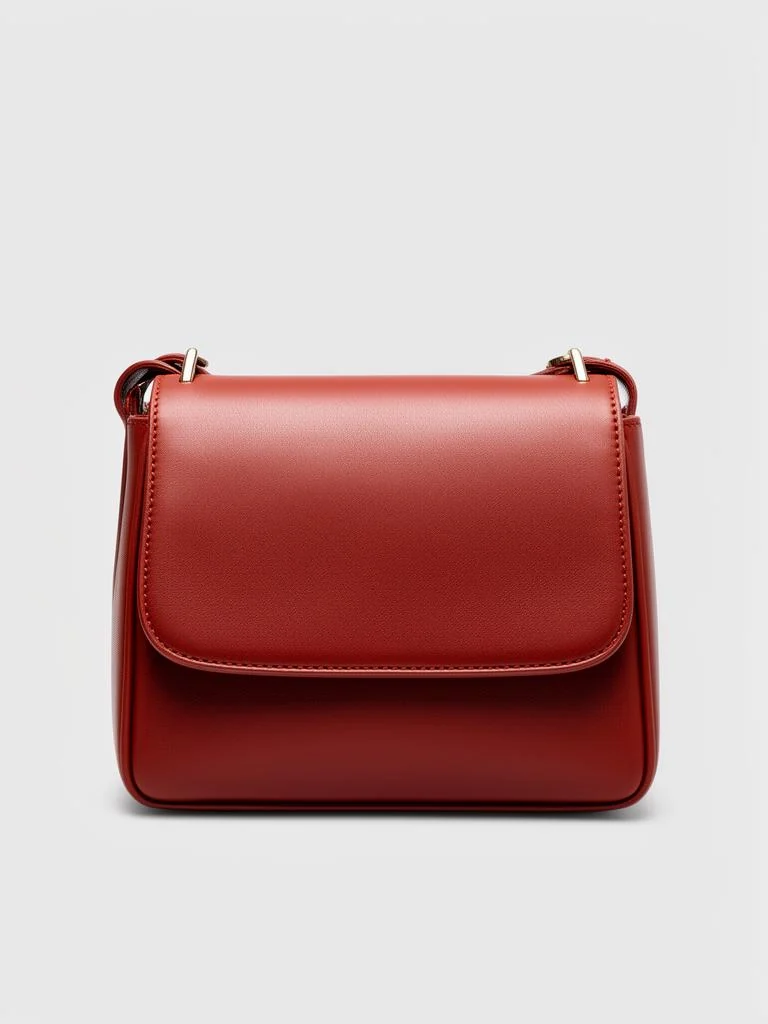 Atlas & Co Structured Leather Flap Bag